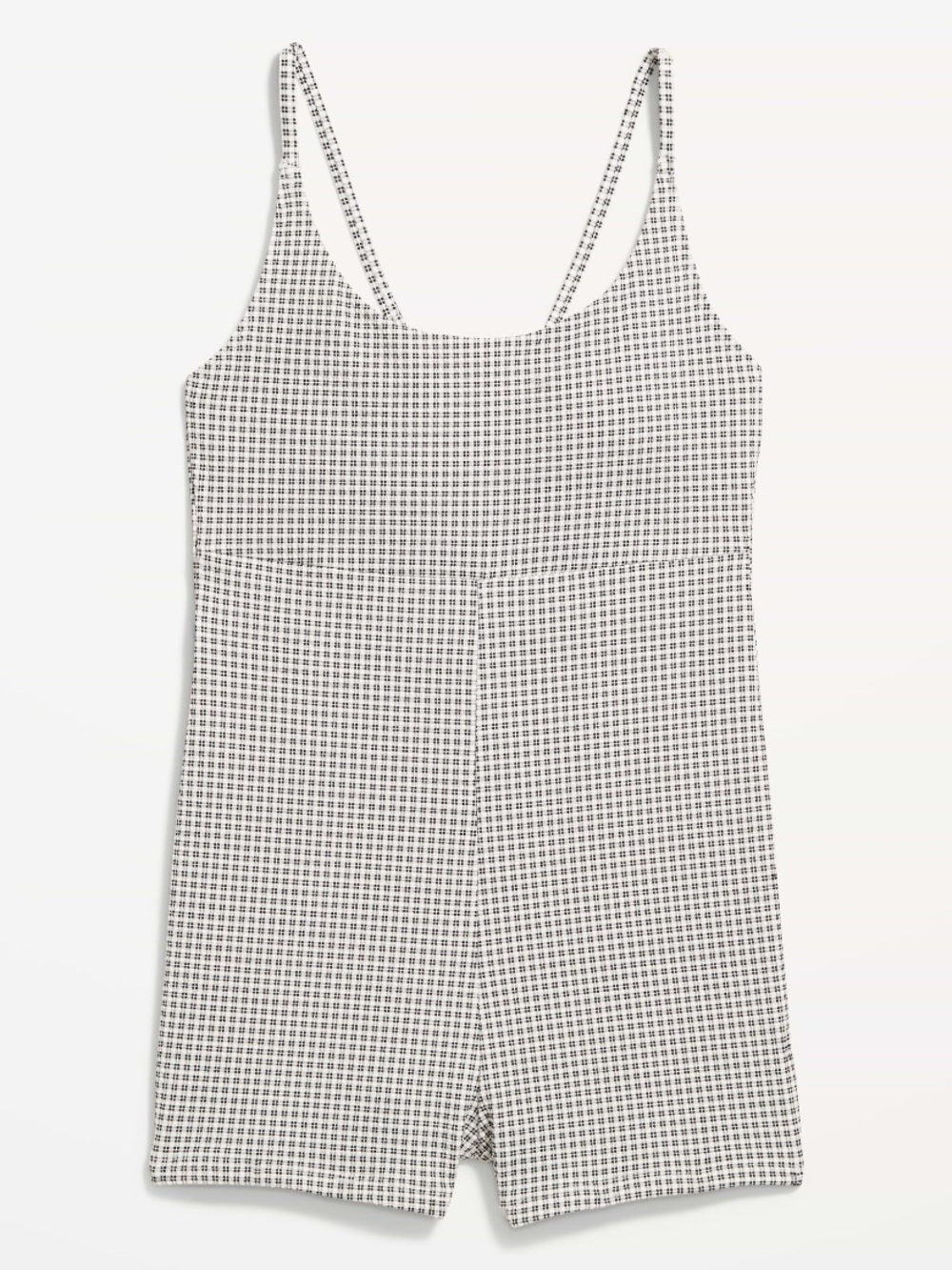 Old Navy Black and White Gingham One-Piece Swim Suit